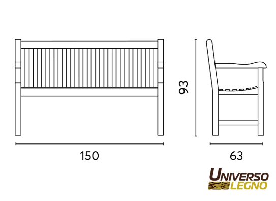 Panca-Teak-Universo-Legno