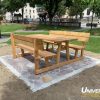 Tavolo-panche-schienale-Larice-Monoblocco-Universo-Legno-certificato-pefc-Trentino5 Tavolo con panche RENDENA in Larice naturale