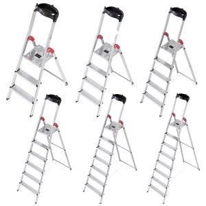 scala-in-alluminio-hailo-l60-da3-a-8-gradini-piano-antiscivolo-vaschetta-multiuso-casa